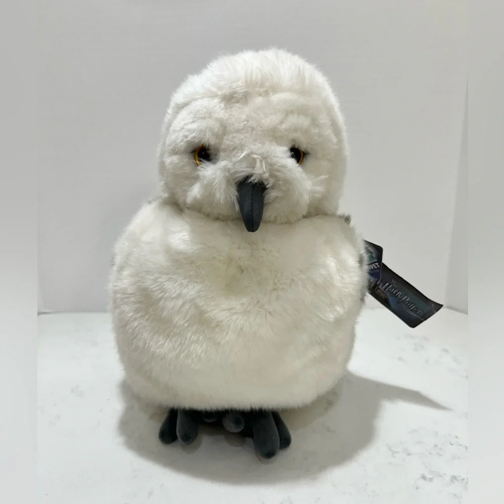 UNIVERSAL STUDIO HARRY POTTER FLUFFY WHITE PLUSH OWL PUPPET
